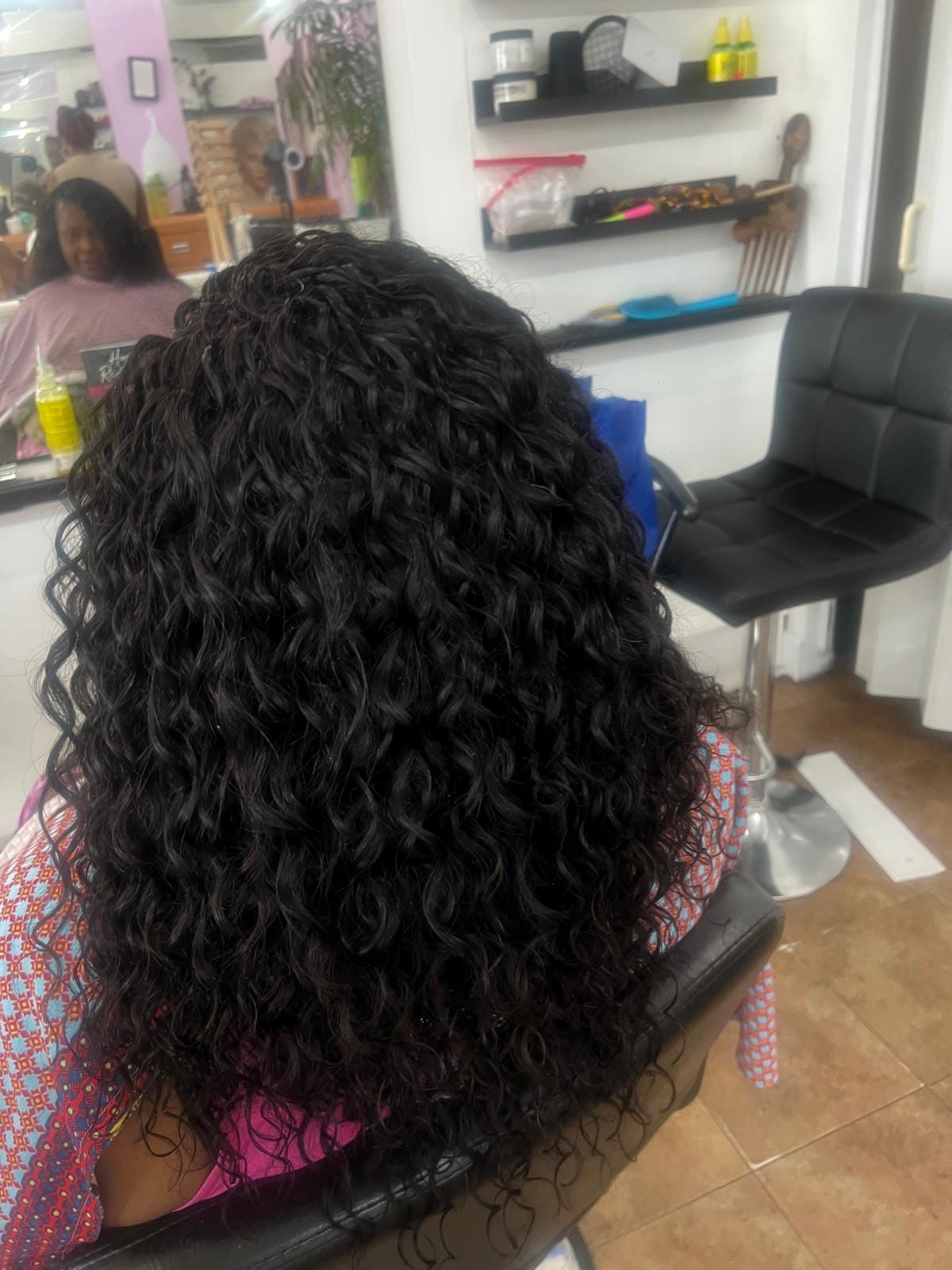 Crochet braids by Akwaba Hair Braiding