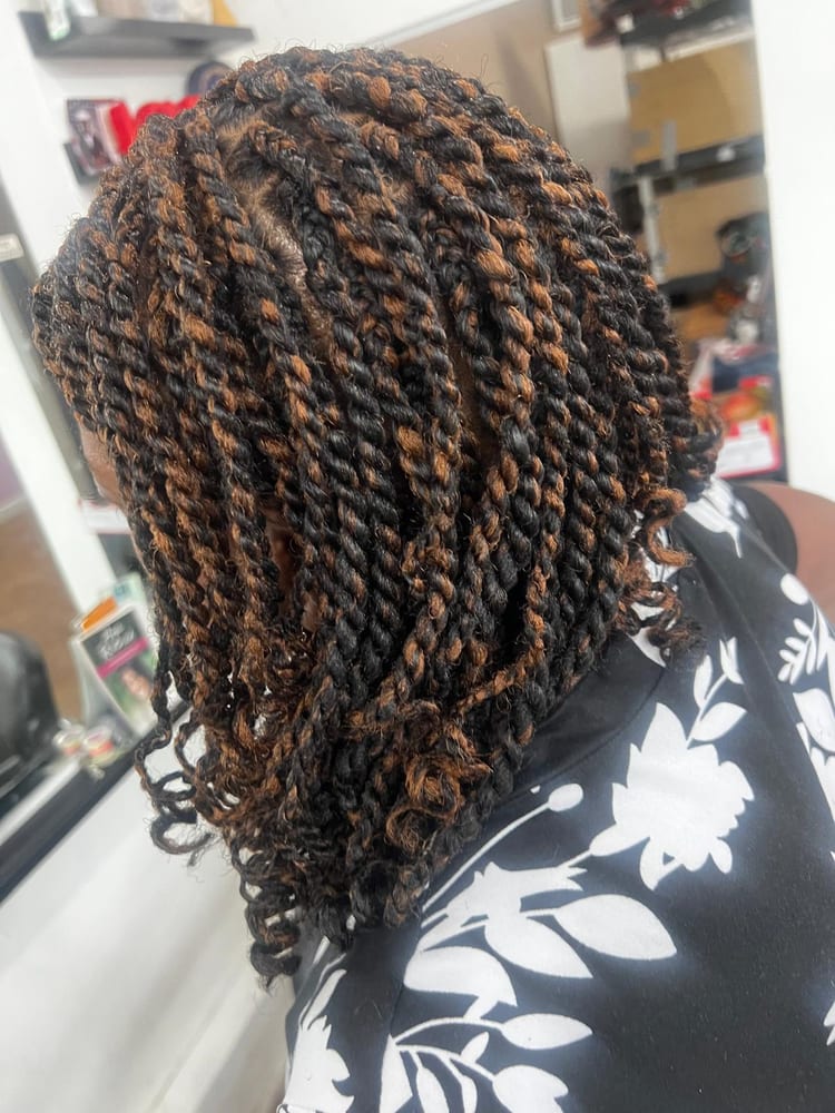 Women's twists by Akwaba Hair Braiding