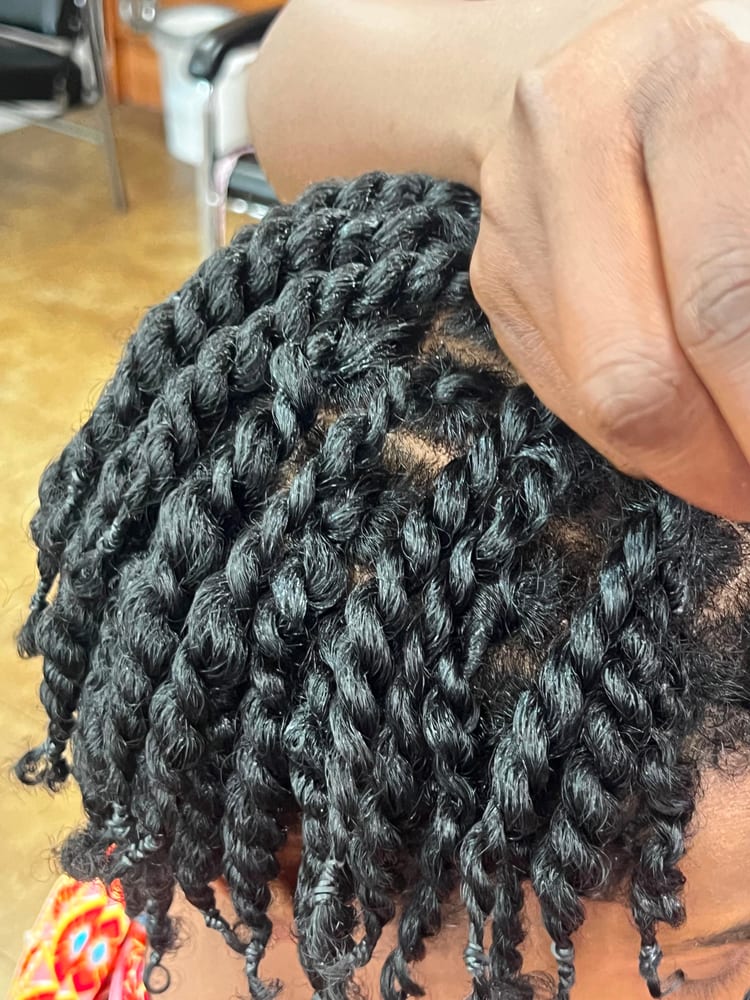 Men's twists by Akwaba Hair Braiding