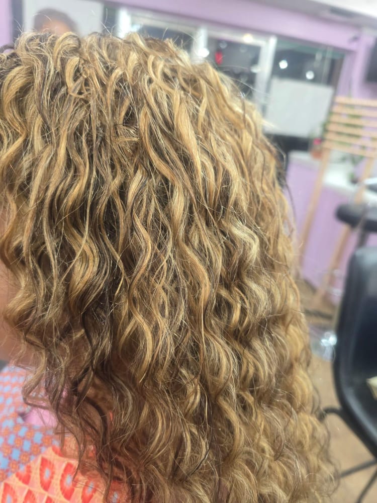 Women's micro braids by Akwaba Hair Braiding