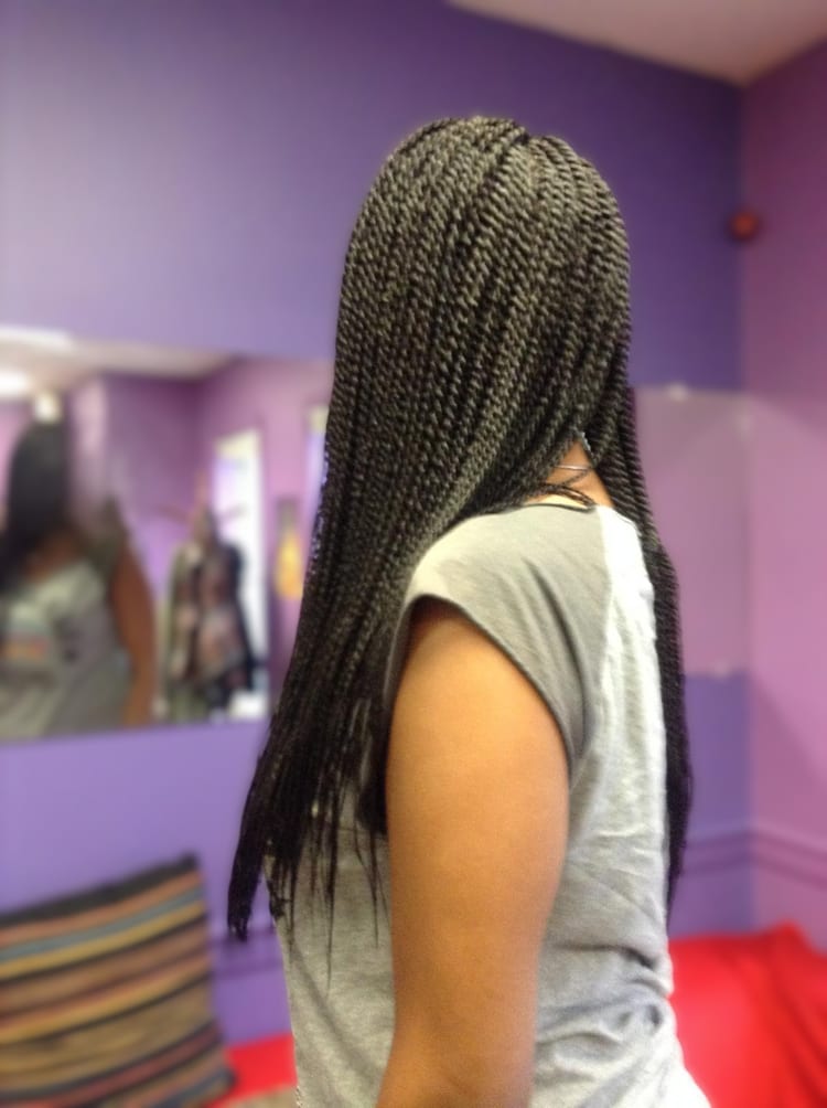 Women's senegalese twists by Akwaba Hair Braiding