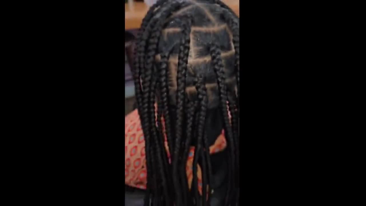 Jumbo Braids video by Akwaba Hair Braiding