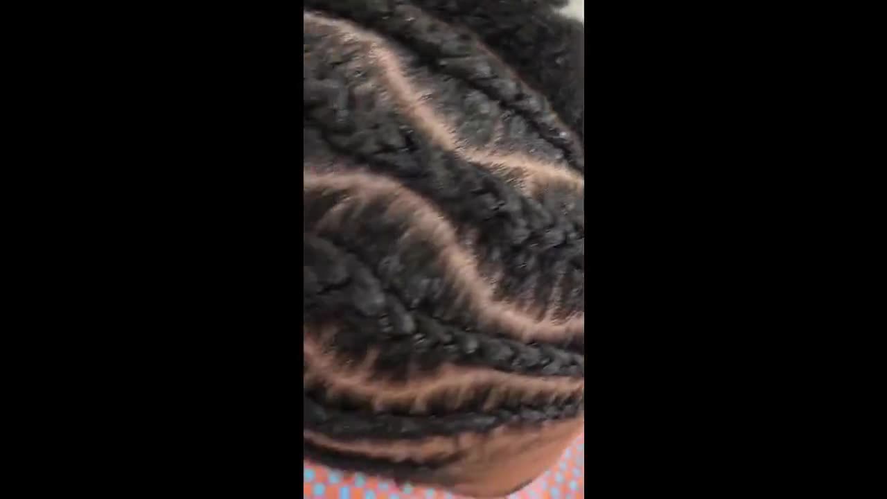 Men's Cornrows video by Akwaba Hair Braiding