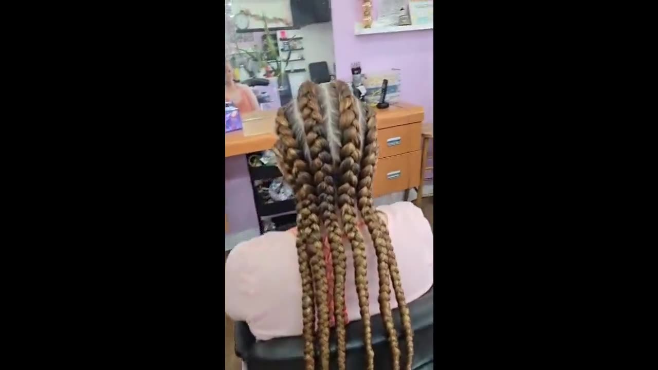Viking Cornrows video by Akwaba Hair Braiding