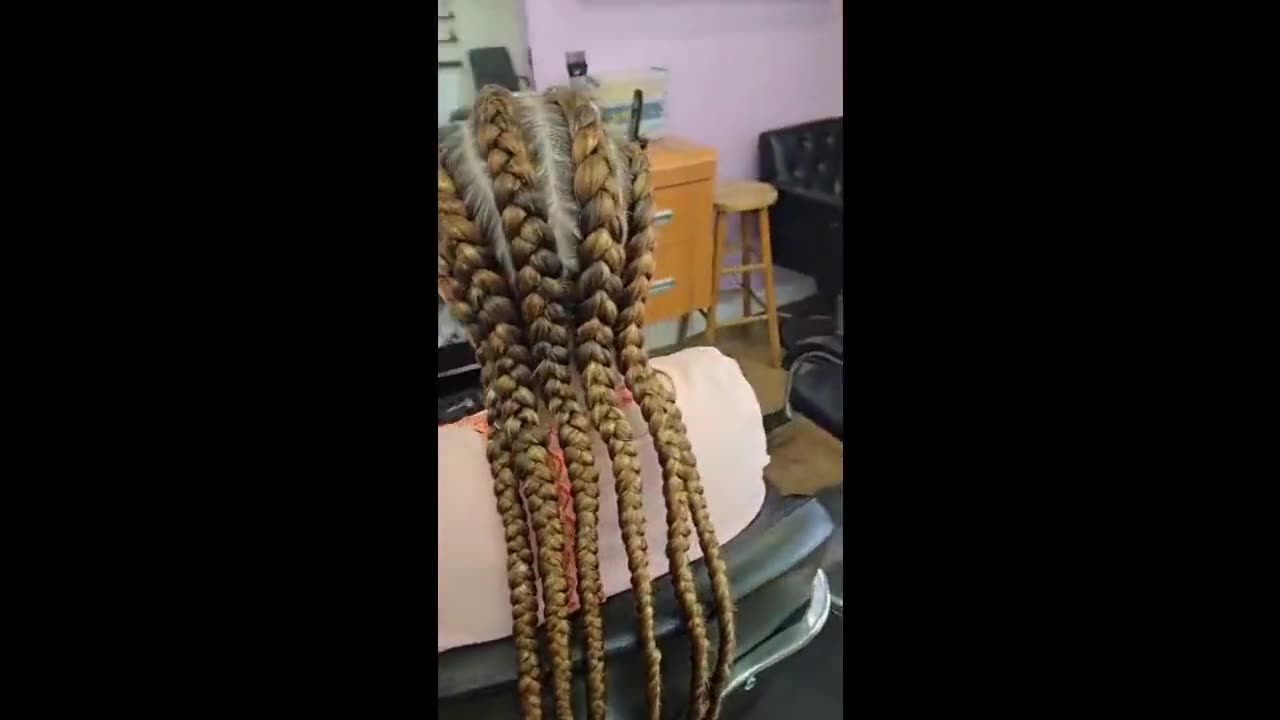 Viking Cornrows video by Akwaba Hair Braiding