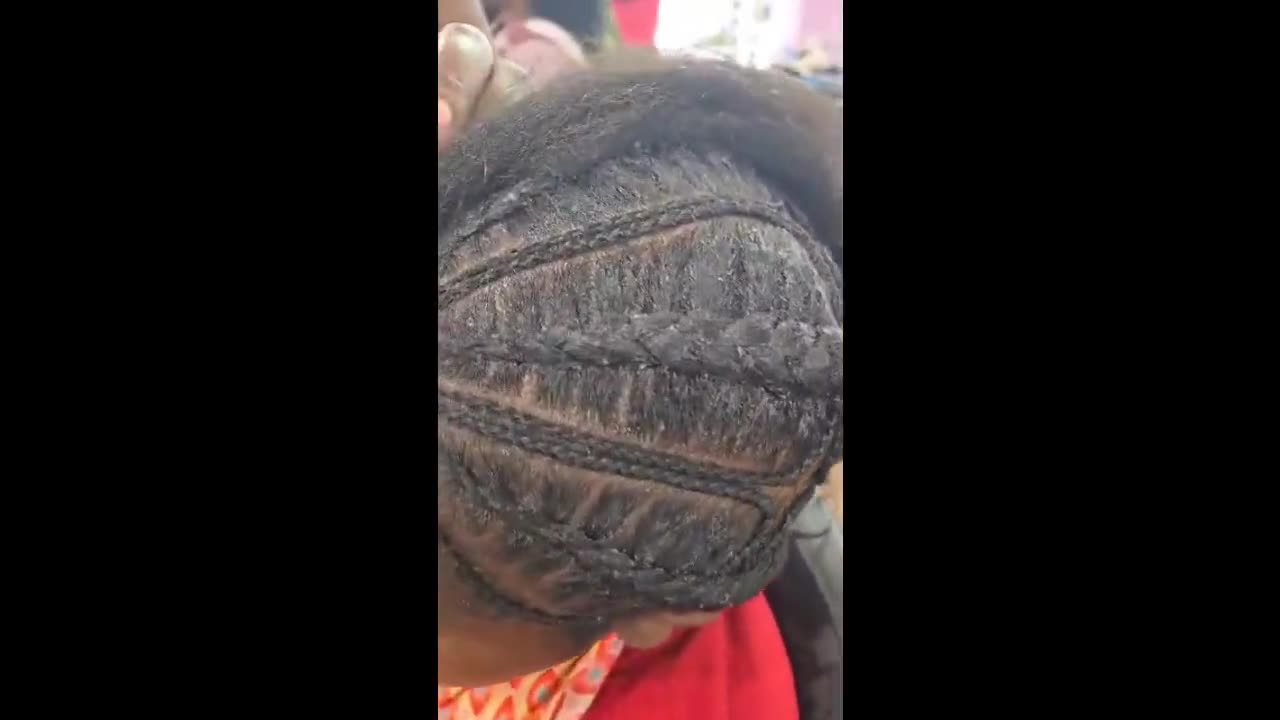 Women's Cornrows video by Akwaba Hair Braiding